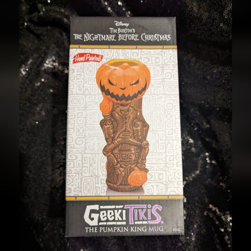 Disney Nightmare Before Christmas Jack the pumpkin King Tiki mug